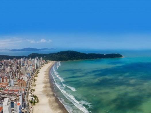 Apartamento Completo Na Quadra Da Praia Da Guilhermina Apartman Praia Grande  Kültér fotó